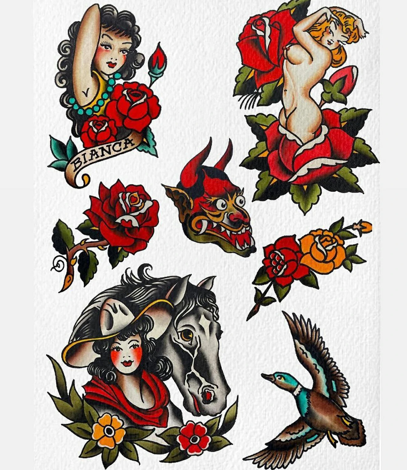Vintage Sailor Jerry Tattoo
