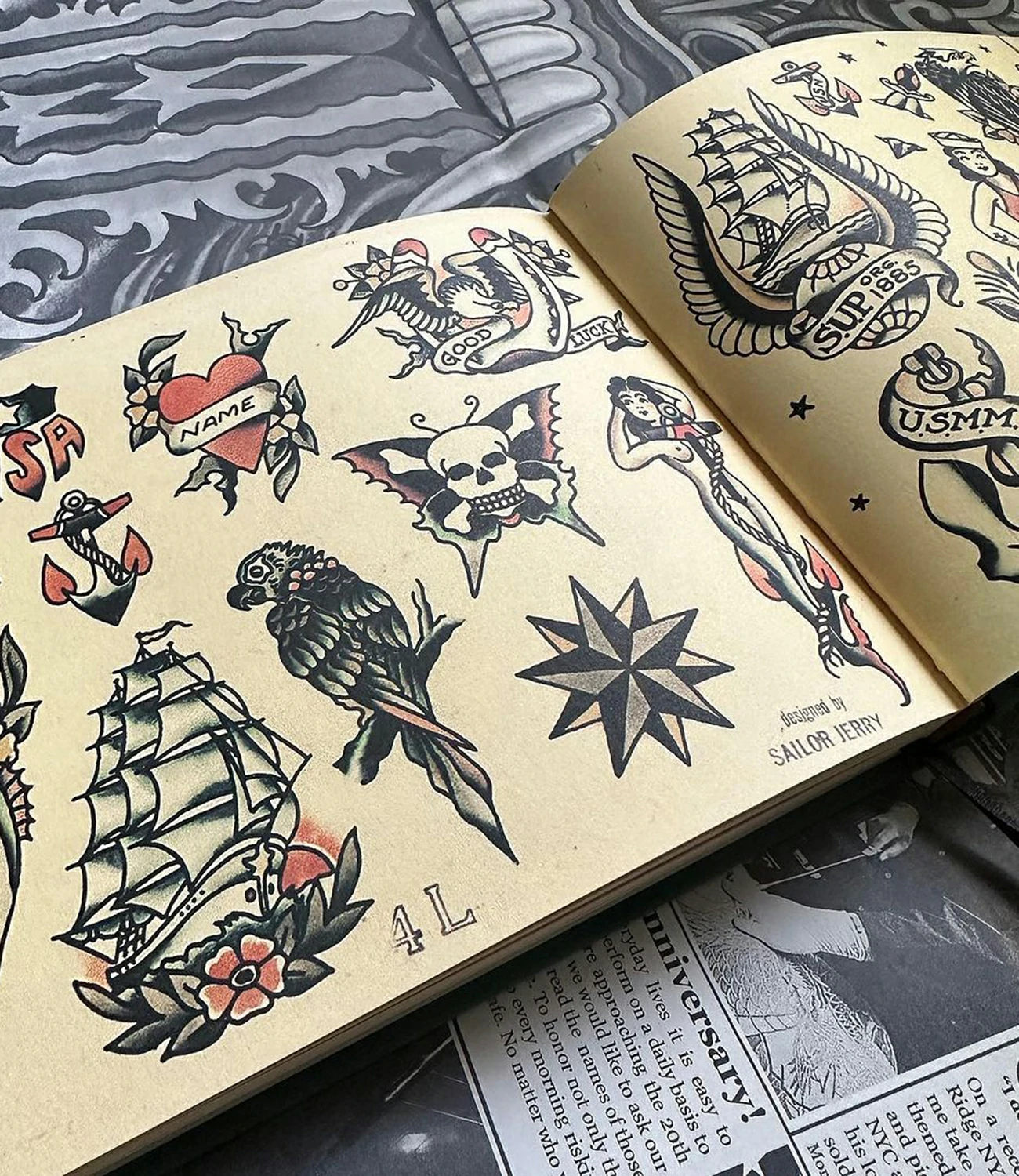 Sailor Jerry Tattoo Flash Book