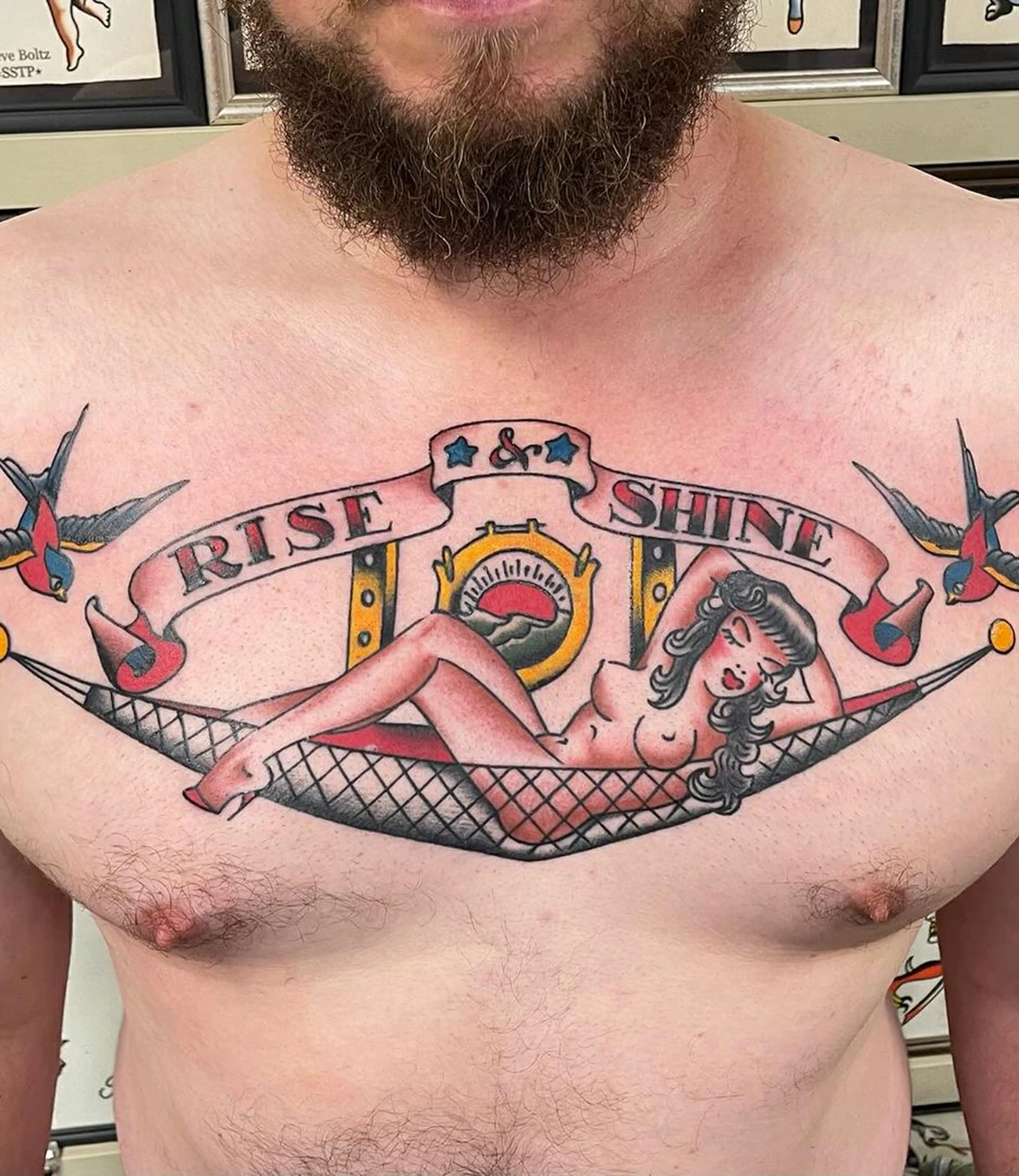 Sailor Jerry Chest Tattoo