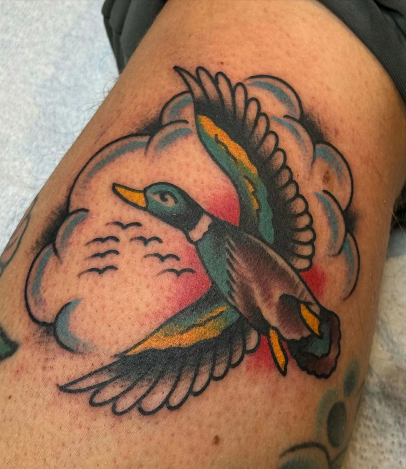 Sailor Jerry Duck Tattoo