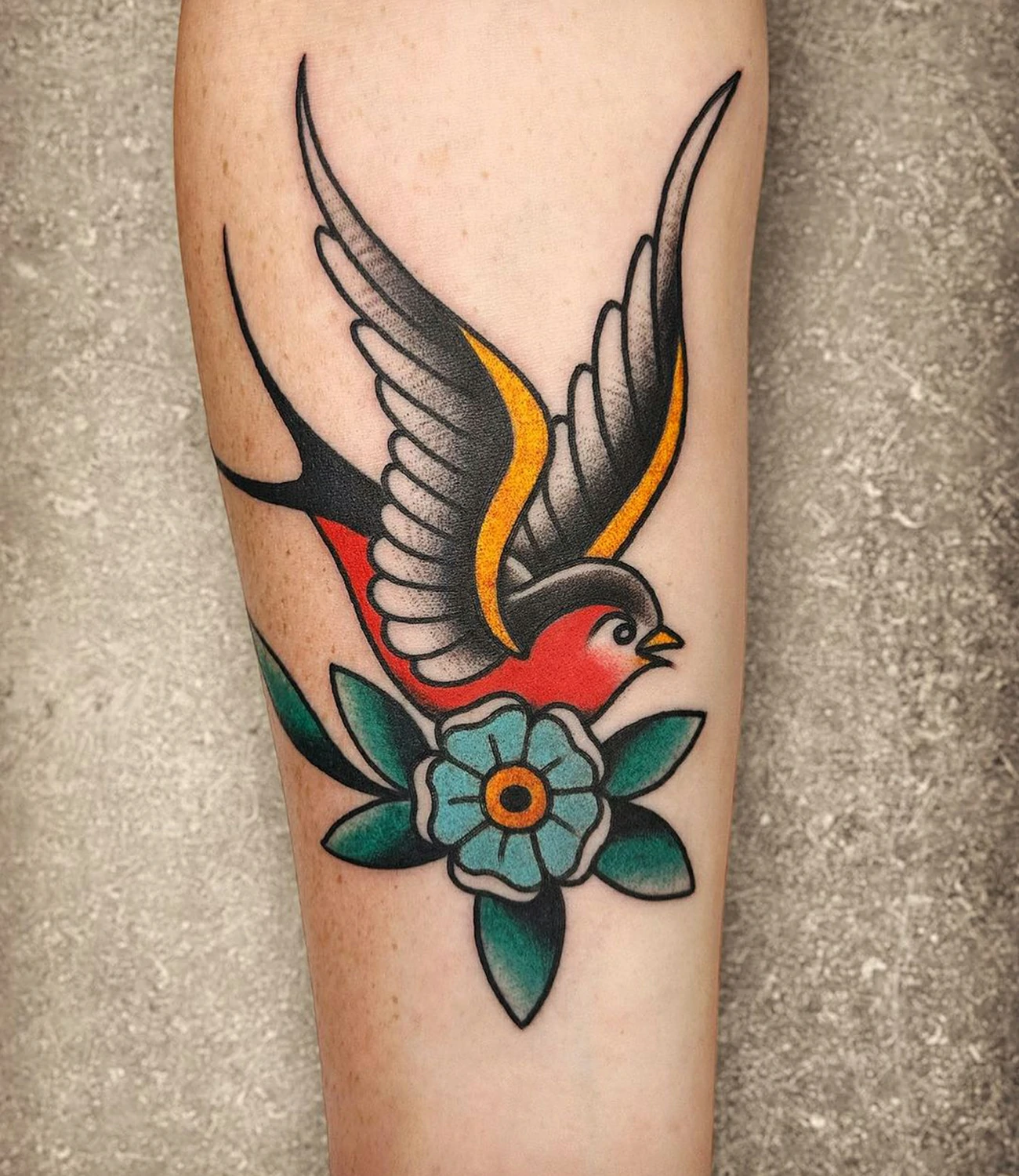 Sailor Jerry Flower Tattoo