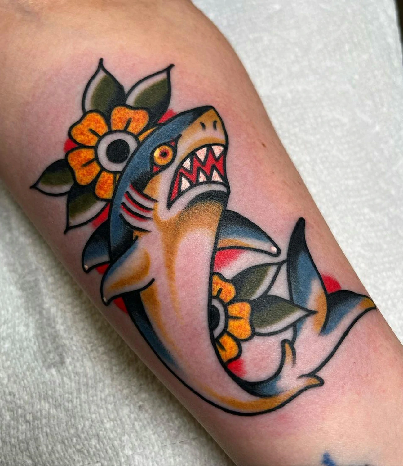 Traditional Shark Tattoo
