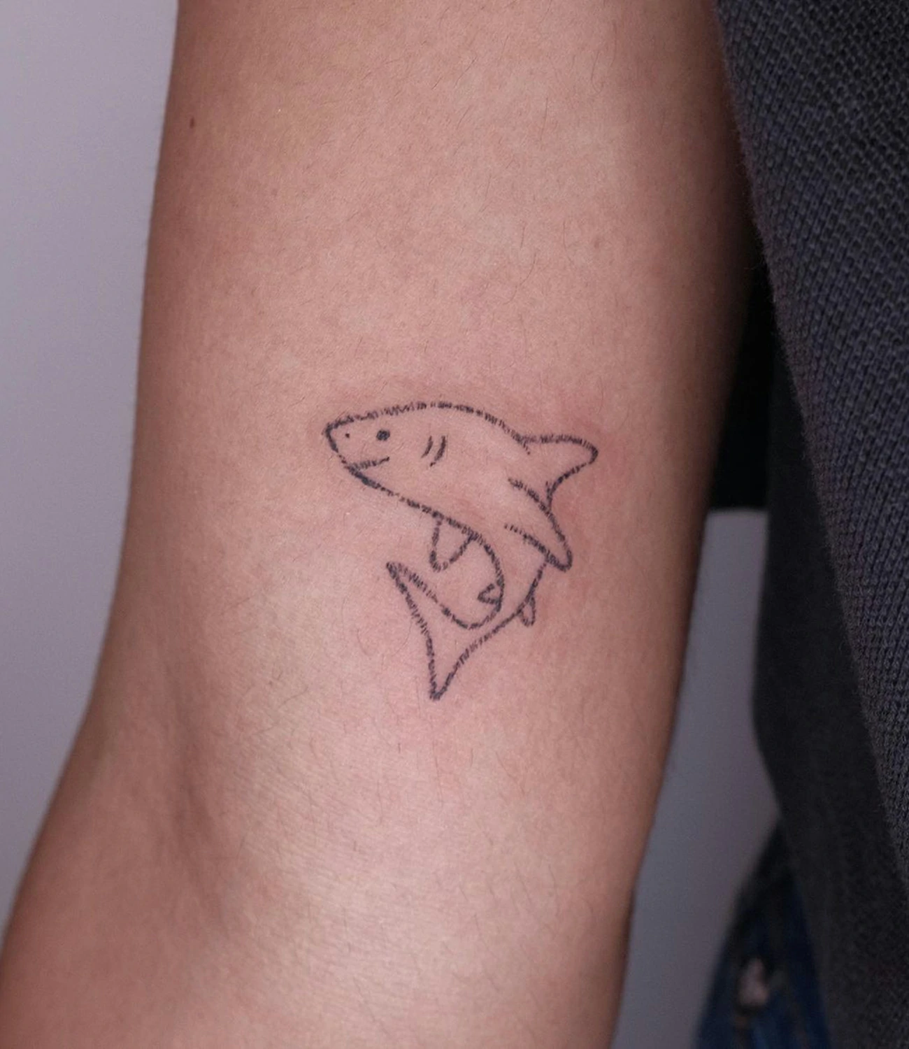 Simple Shark Tattoo