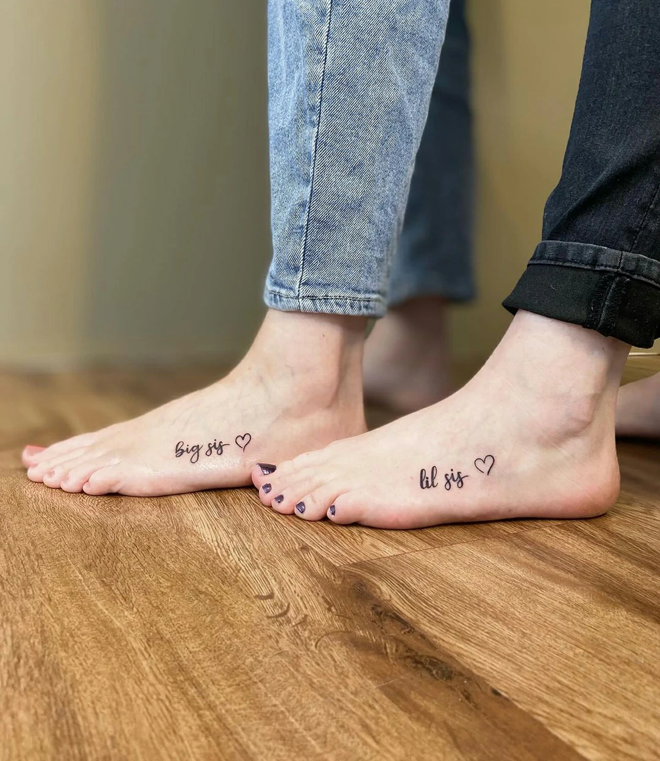 Sibling Heart Tattoos