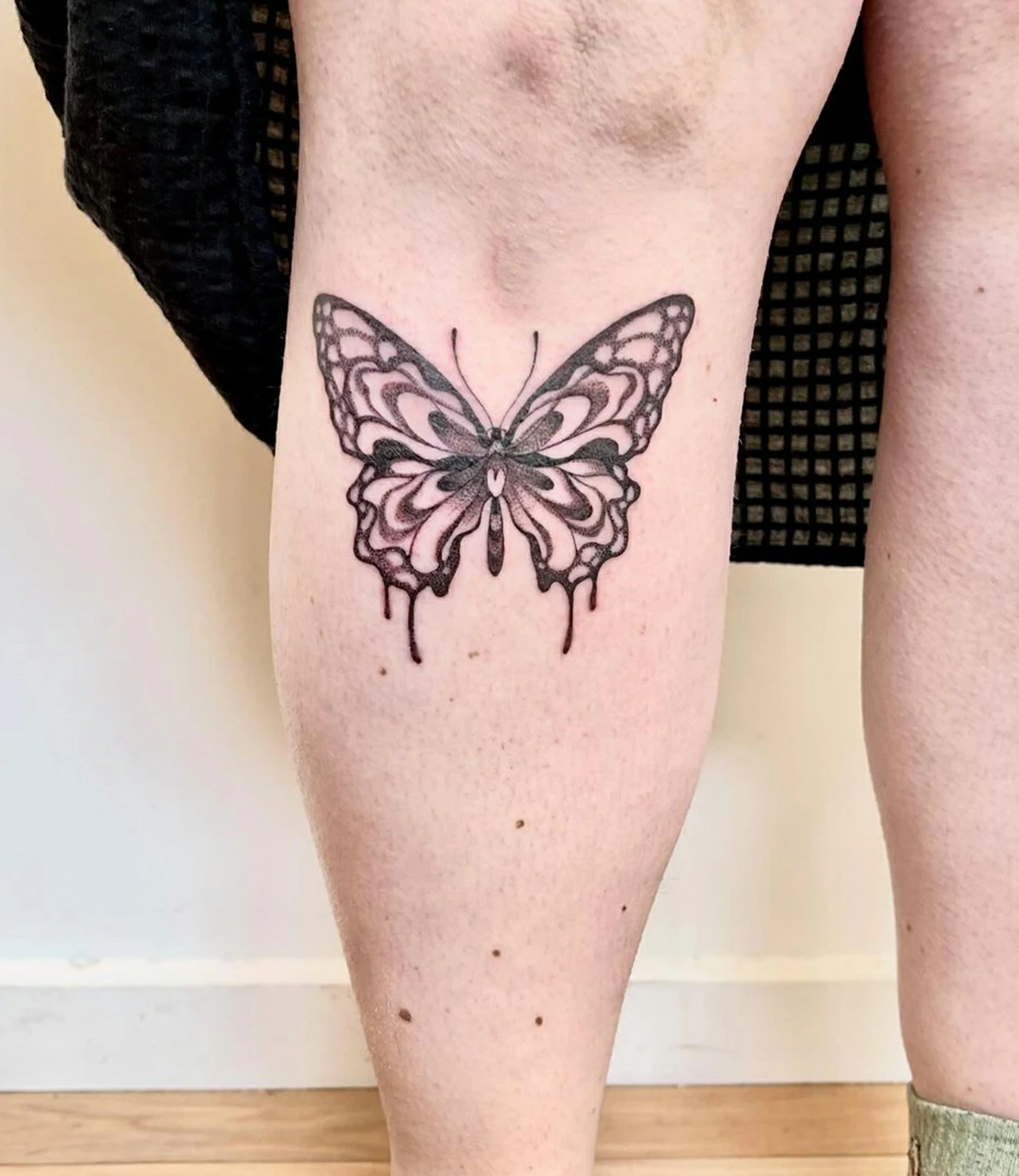 Under Knee Tattoos