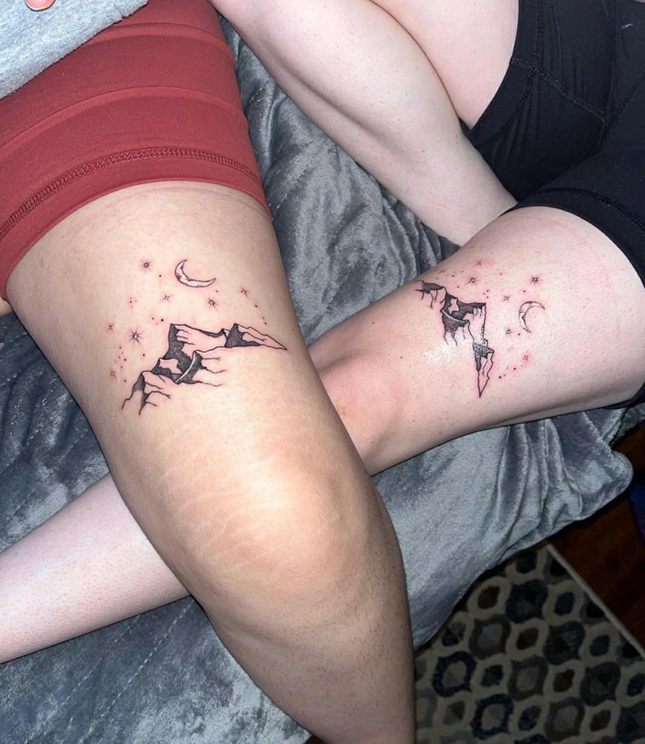 Rhysand Knee Tattoo