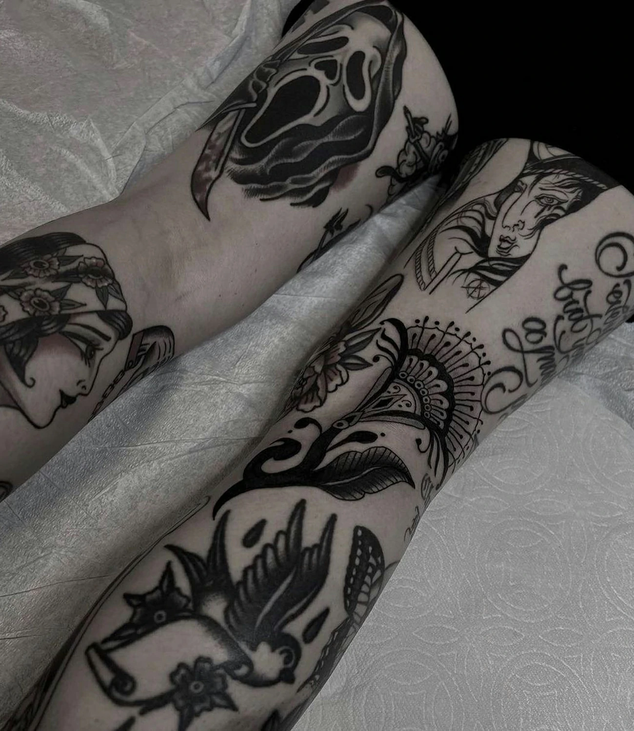 Back Knee Tattoo