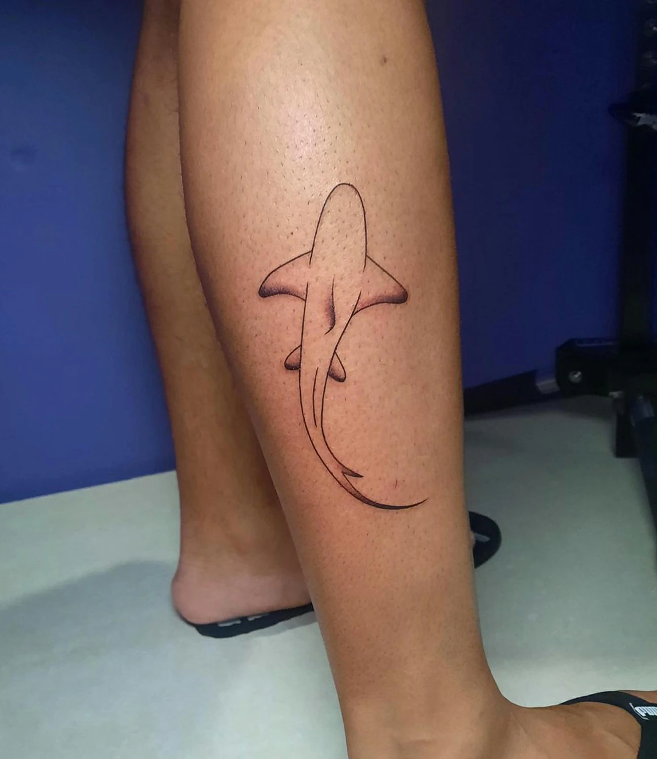 Shark Silhouette Tattoo