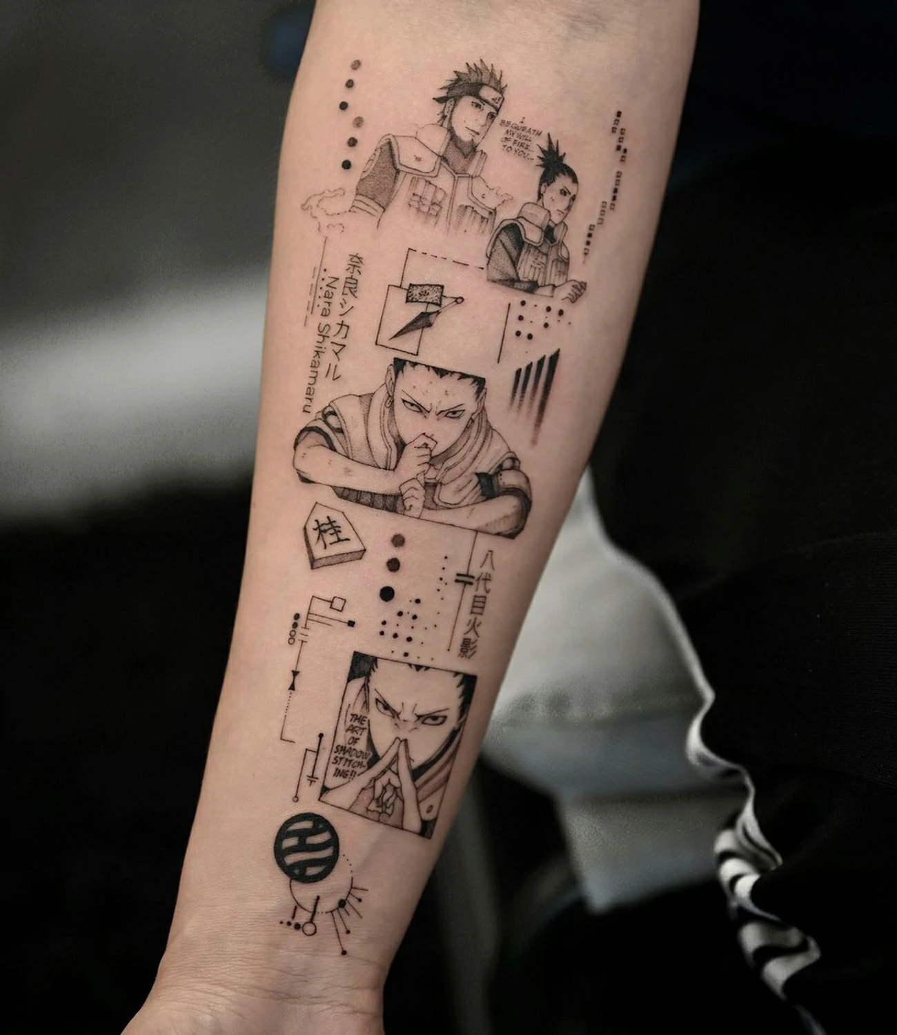 geometric style tattoo