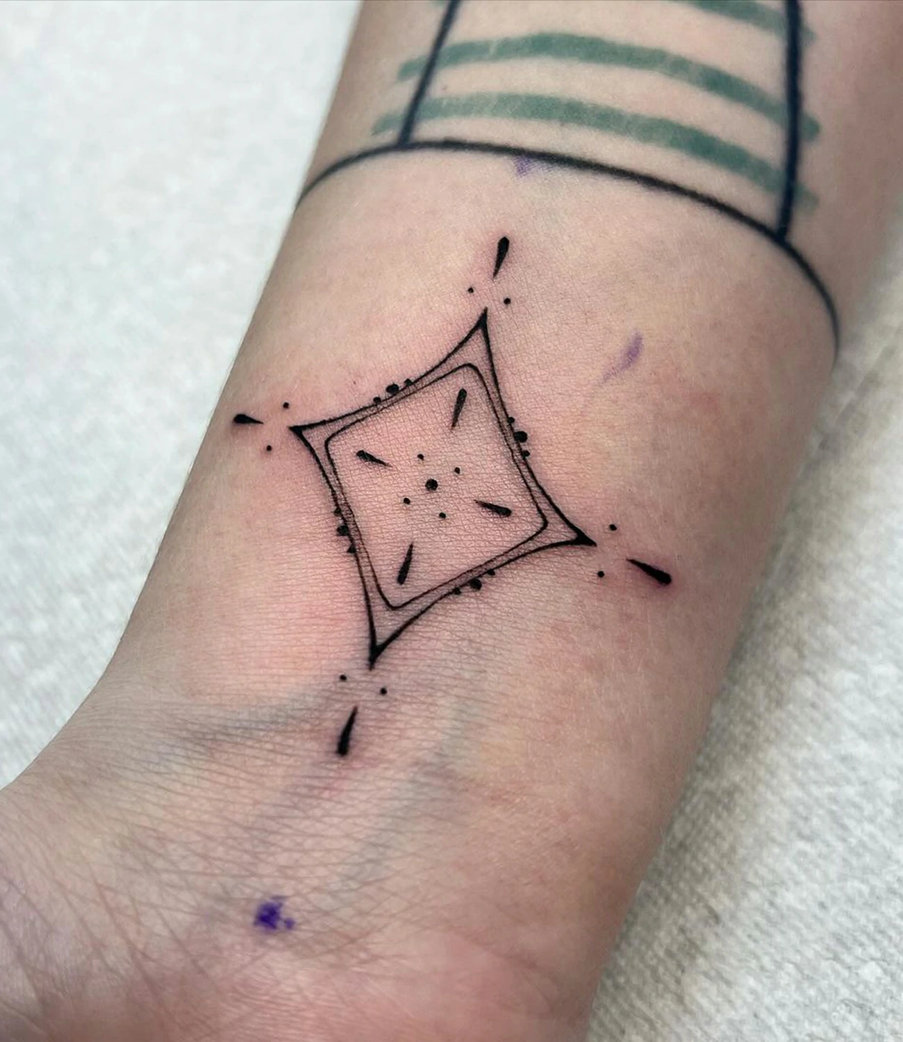 simple geometric tattoo designs